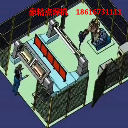交替式机器人焊接工作站